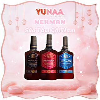 [Y387] Sữa tắm gội rửa mặt 3in1 NERMAN Lion Bartender 330g