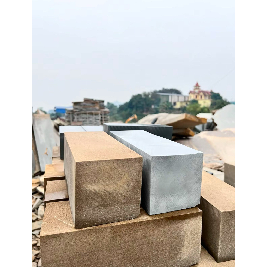 Combo 2 Đá Mài Dao KT 25x10x10cm  Tự Nhiên Nguyên Khối  Đá Mài Bùn
