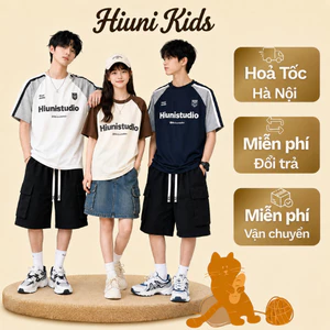 Bộ Đồ Bé Trai Cộc Tay Cotton Co Giãn 4 Chiều Quần Da Cá Túi Hộp Form Rộng Size 25-75kg CT03