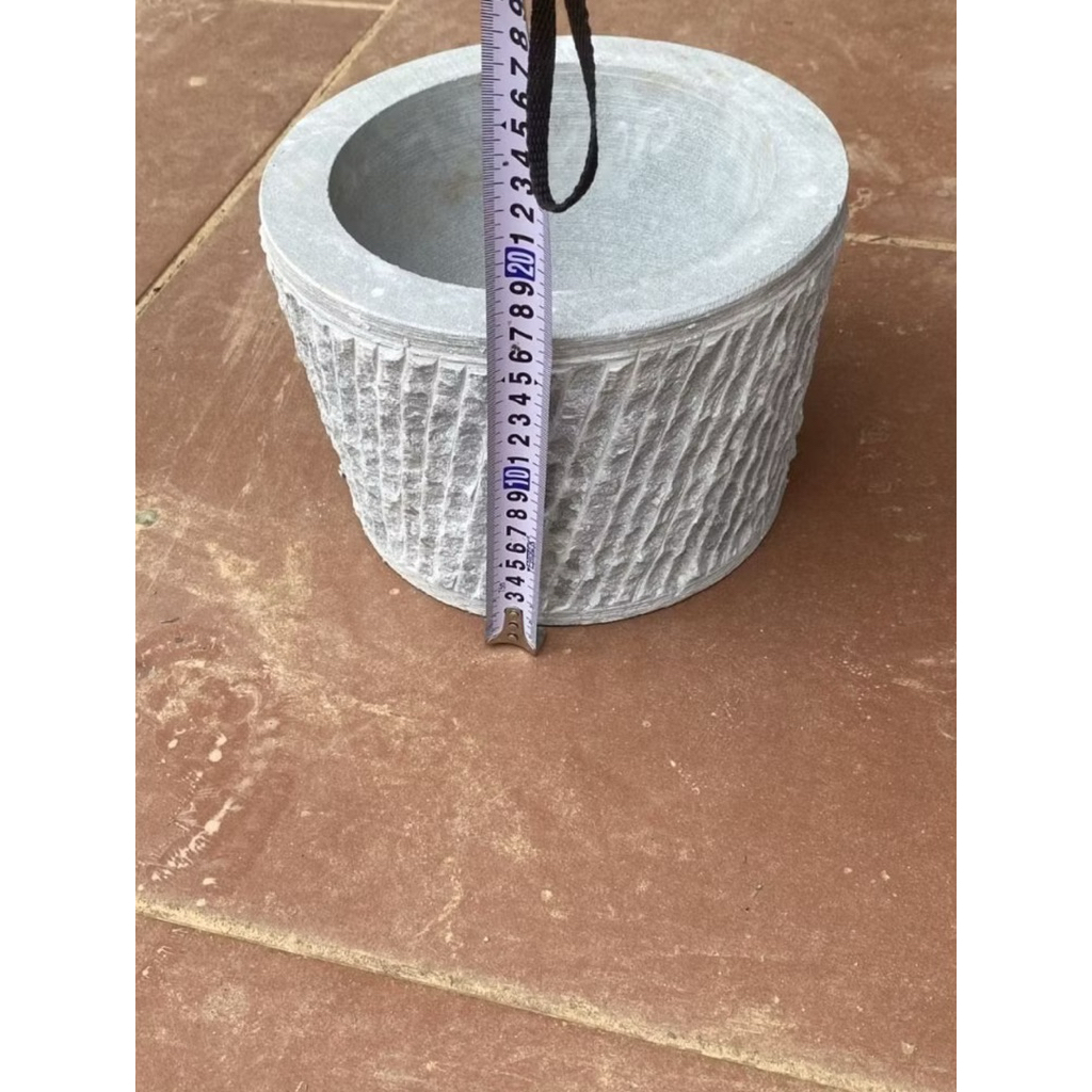 Cối Đá tự Nhiên Nguyên Khối Đường Kính 24 cao 17cm