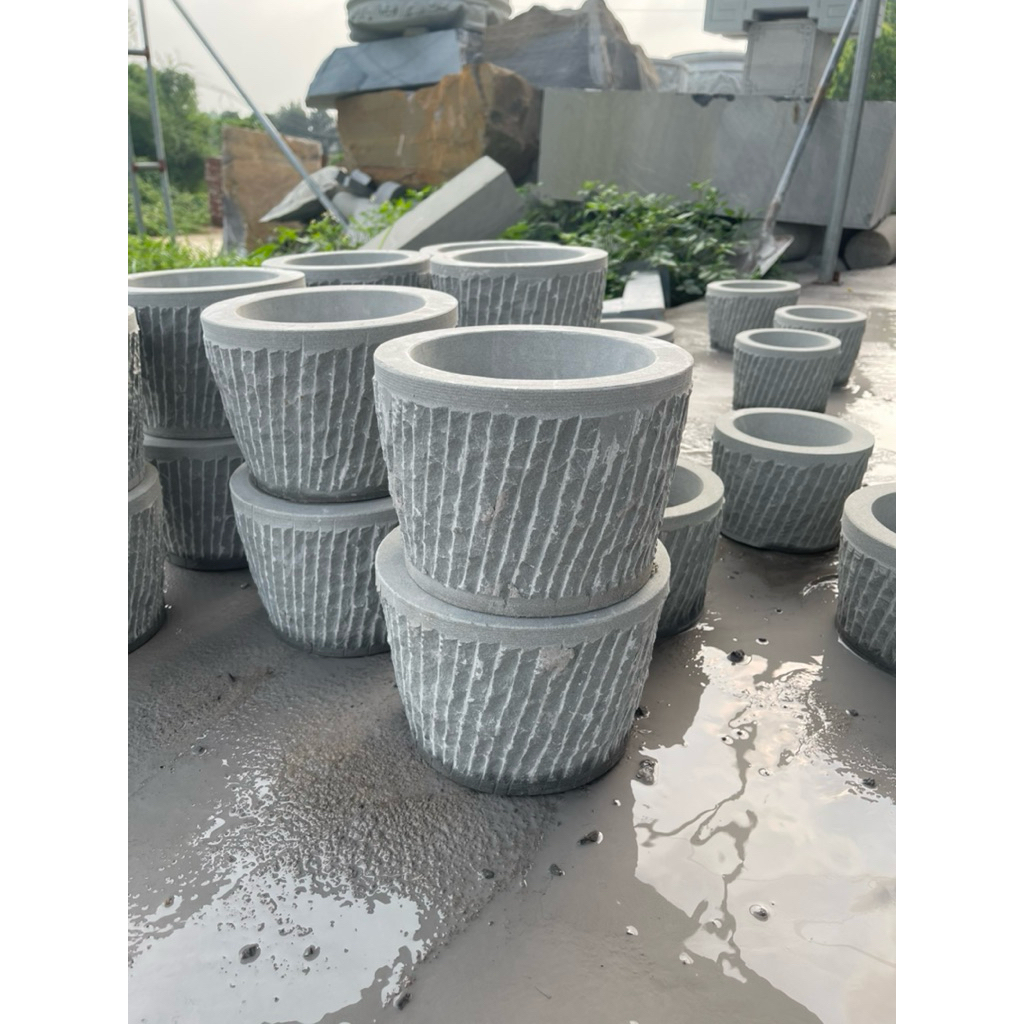 Cối Đá tự Nhiên Nguyên Khối Đường Kính 24 cao 17cm