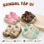 Dép rọ bít mũi phối lưới thoáng khí Cutebb cho bé trai bé gái 0-3 tuổi ShinHome