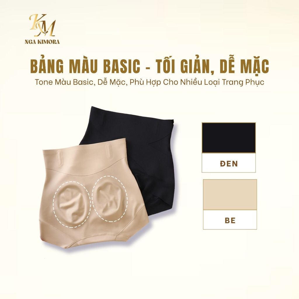 CC- Quần lót định hình nữ cao cấp – Gen bụng,  nâng mông, ôm dáng che phủ toàn bộ hông, không đường may, không quận