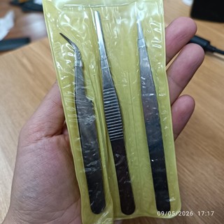 Bộ 3 cây nhíp gắp làm mô hình, nhíp gắp sticker QNshop Handmade