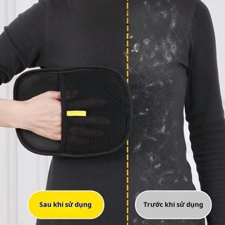 Găng Tay Hút Lông Thú Cưng Tĩnh Điện | Loại Bỏ Lông Mèo Chó Trên Quần Áo Sofa Thảm Ga Tái Sử Dụng