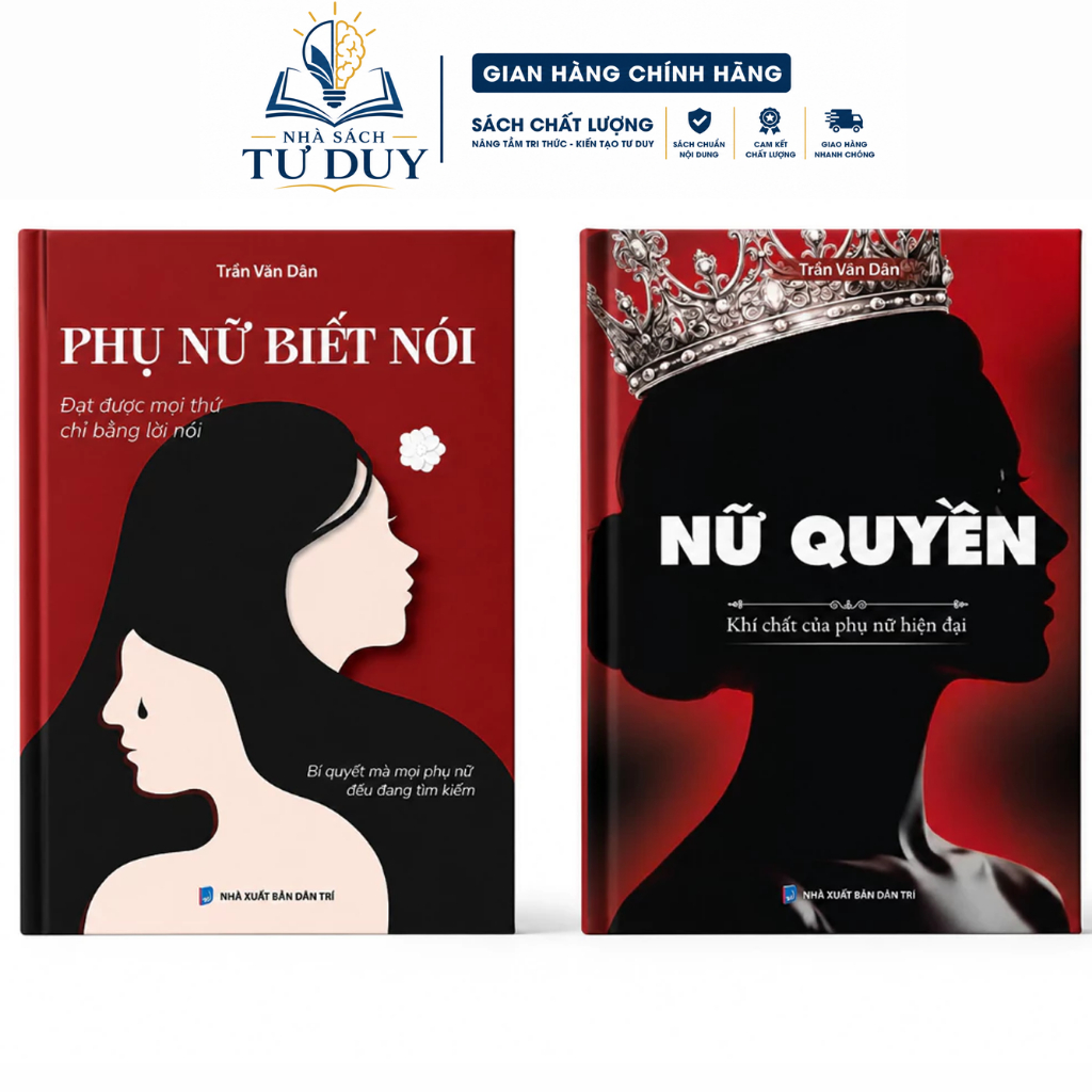 Bìa sách Combo Nữ Quyền + Phụ Nữ Biết Nói