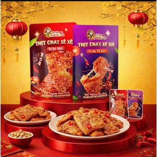Combo 10/20/30 Gói Thịt Chay Xé Sợi Ăn Vặt Tavira: Ăn Là Ghiền - Tặng Kèm Cá Viên Cari