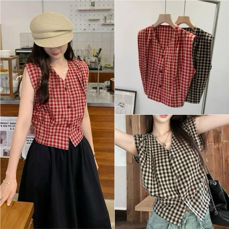 HT35. Áo sơ mi kẻ tay rơi. Size 40-70kg. Áo chất thô kẻ mềm mặc mát. Kiểu dáng áo trẻ, thời trang