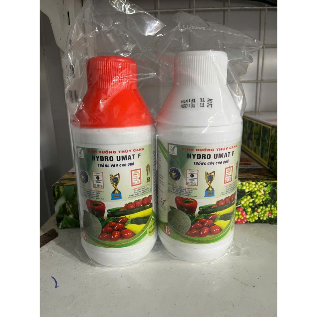 Dinh Dưỡng Thủy Canh AB – Rau Xanh Mướt Sau 7 Ngày – Bộ 500ml