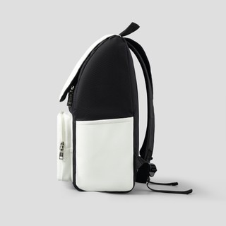 Balo Đi Học Đi Làm APOLO Nam Nữ Cặp Đựng Laptop Vải Phối Da PU Du Lịch Chống Sốc | MIDORI FOR MAN