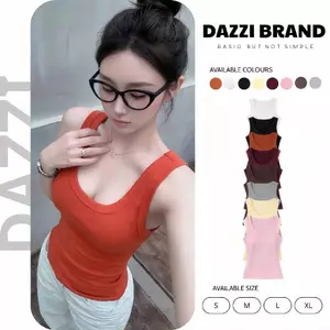 Áo ba lỗ nữ basic ôm dáng chất thun cotton mịn tôn dáng DAZZI Women A072