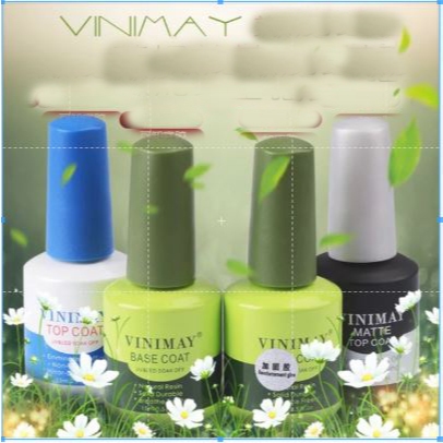 CAM KẾT CHÍNH HÃNG Sơn gel liên kết và top siêu bền - cứng móng - gel tạo giọt sương của vinimay