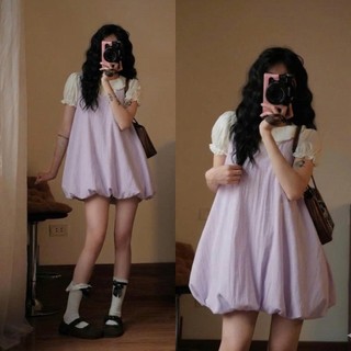 Váy Bí Dáng Phồng Không Kèm Áo Trong Vintage Floral Bubble Dress 1804