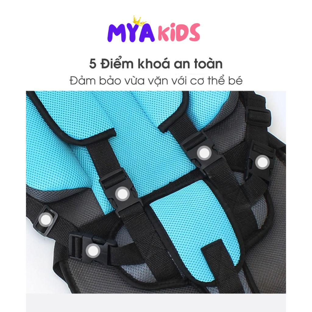 {DN-103-104}Ghế Ngồi Ô Tô Cho Bé MYA KIDS Cho Trẻ Từ 6 Tháng Tuổi Ngồi An Toàn Cho Bé Trên Xe