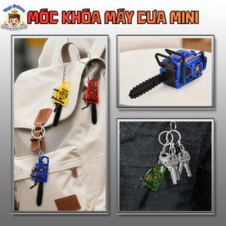 Móc Khóa Rút Dây Máy Cưa Mini Chainsaw - Đồ Chơi Móc Treo Chìa Khóa, Phụ Kiện Balo, Túi Sách Trang Trí Chất Liệu An Toàn