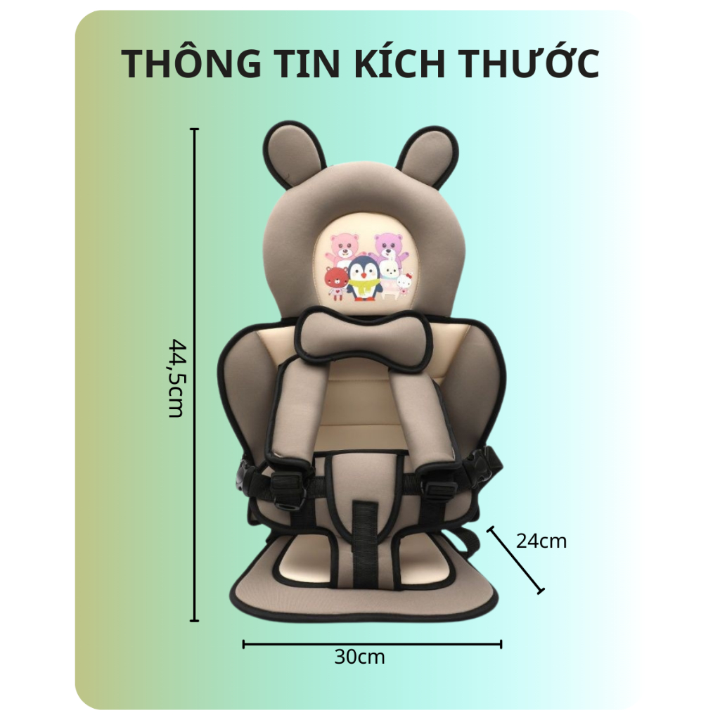 {DN-101-102}Ghế Ngồi Ô Tô Cho Bé MYA KIDS Cho Trẻ Từ 6 Tháng Tuổi,Ghế An Toàn Cho Bé