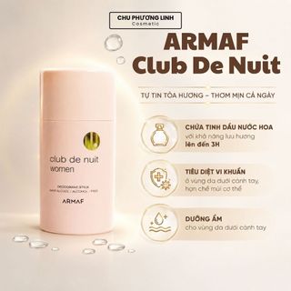 Lăn Khử Mùi Armaf Club De Nuit Woman 75g MP1526 - Lăn Nách Cho Nữ Mùi Nước Hoa Cao Cấp