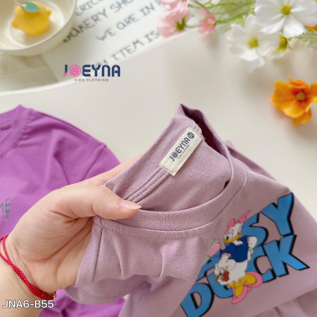 Set bộ cộc Joeyna B55 daisy duck chân váy xếp ly cho bé 8-24kg