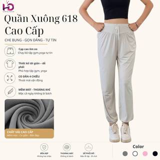 Quần Joger Thụng Thể Thao Nữ Chất Mềm Mịn Co Giãn Tập Gym ,Yoga, Chạy Bộ Phong Cách Trẻ Trung