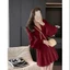 Đầm Cổ Vest Dáng Xòe Xếp Ly, Váy Công Sở Thiết Kế Sang Chảnh Tôn Dáng Élan Sweet