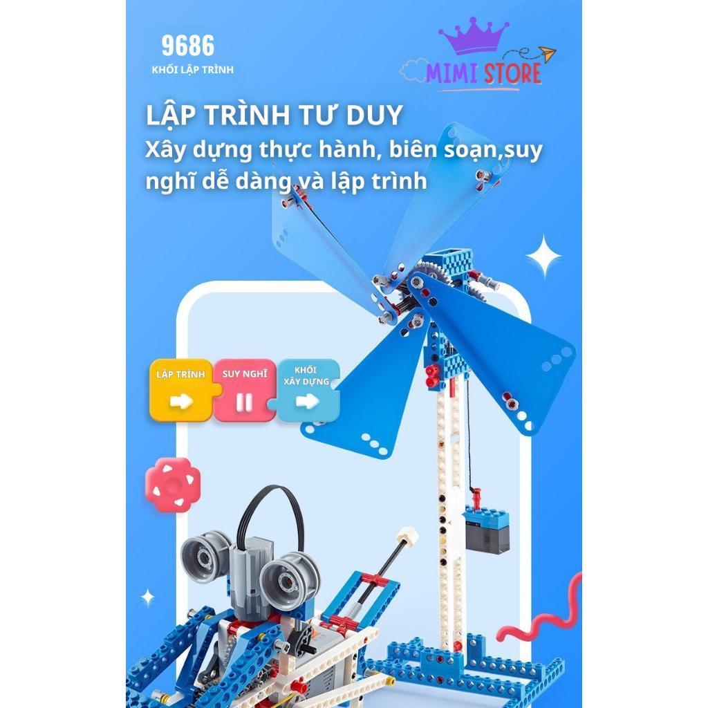 {LG-100}Bộ Lắp Ráp Kỹ Thuật 9686 Chi Tiết Có Động Cơ,Sách Hướng Dẫn ,Đồ Chơi Xếp Hình Trí Tuệ MYA KIDS