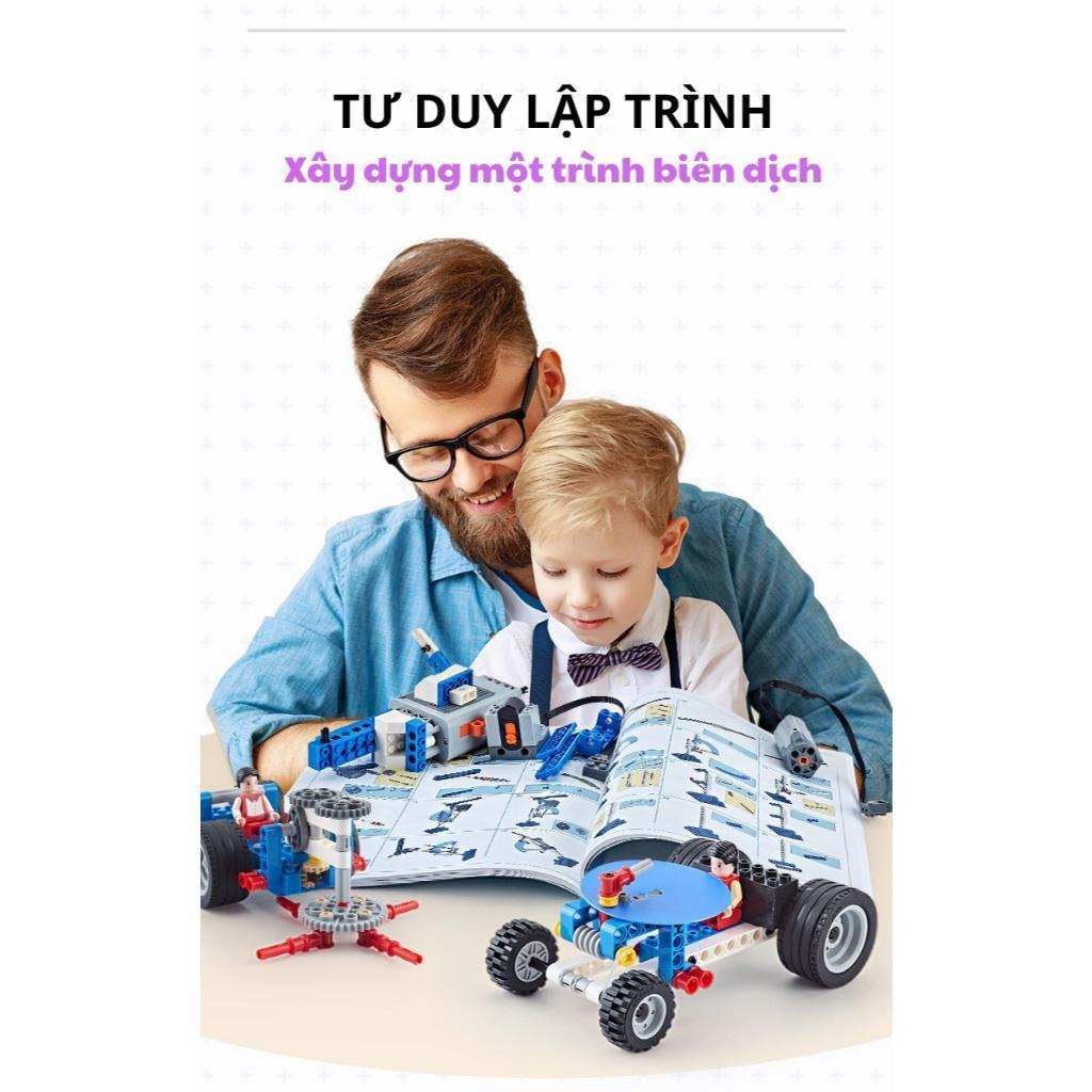 {LG-100}Bộ Lắp Ráp Kỹ Thuật 9686 Chi Tiết Có Động Cơ,Sách Hướng Dẫn ,Đồ Chơi Xếp Hình Trí Tuệ MYA KIDS