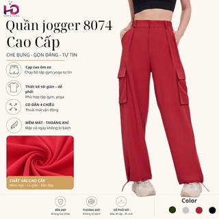 Quần CP nữ, model: DSP687.1.8074TUẤN HD, Có Dây Rút Bo Gấu, Dáng Rộng Tập Gym