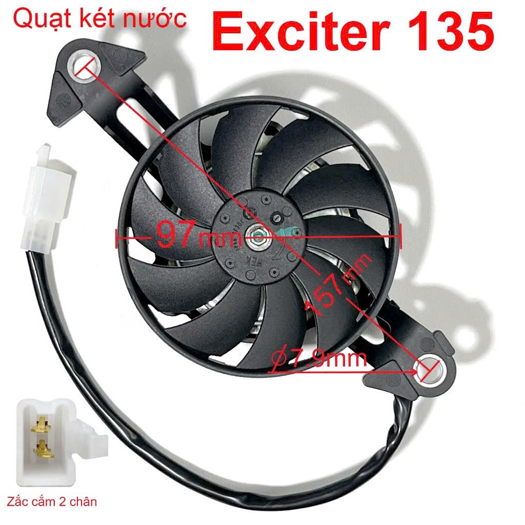 Quạt két nước Exciter 135 (Mong ACE ủng hộ shop)