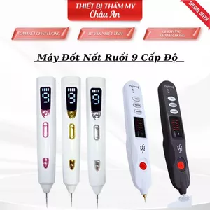Máy Đốt Nốt Ruồi, Máy Plsama, Bút Đốt Nốt Ruồi Mụn Thịt, Tàng Nhang 9 Cấp Độ Thiết Kế Có Đèn Soi Cao Cấp