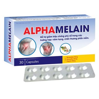 TPBVSK Viên ngậm hỗ trợ giảm sưng tan máu bầm giảm phù nề Melain Hoa Viên - Hộp 30 viên