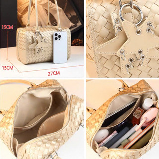 Miraya Weaving Bag- Túi đan hình hộp chữ nhật