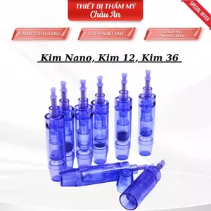 Combo 10 Đầu Kim Nano, Kim 12, Kim 36, Đầu Máy Phi Kim, Kim Nano Nhiều Kích Thước, Dùng Lăn Phạm Vi Rộng Giúp Dưỡng Chất