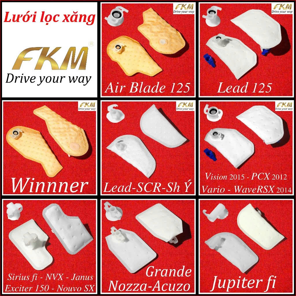 Lưới lọc xăng xe AB110/125-Future-Vision-Winner-Sh-Nouvo-Exciter (Mong được ACE ủng hộ)