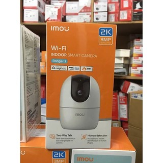 CAMERA IMOU A32- 3MP quay quét trong nhà, đàm thoại 2 chiều, có cổng LAN