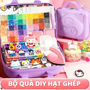 Bộ hạt ghép 2.6mm DIY thủ công 24/48/96 khuôn mẫu bề mặt mịn bảng lành an toàn trẻ em quà sinh nhật