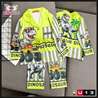 Pijama Thun Lạnh Bé Trai Hoạt Hình – Đồ Ngủ Bé Trai Mát Mẻ Dễ Thương Size 11-45kg