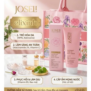 Kem dưỡng trắng toàn thân cao cấp Joseli ( JOSELI WHITENING TONE-UP BODY CREAM, 200ml/tuýp )