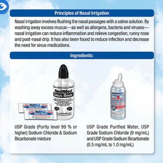 Trọn bộ muối rửa mũi Neilmed Sinus Rinse [1 túi 250 gói muối + 2 bình rửa + 1 bình xịt] nhập khẩu Mỹ