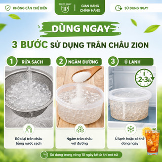 [Thùng sỉ] Hạt trân châu trắng giòn dai 2kg – topping trà sữa, trà hoa quả