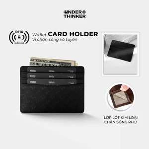 Ví Da PU CARD HOLDER Đựng Tiền Thẻ RFID Blocking Bảo Vệ Bóp Nam Bền Đẹp | Underthinker