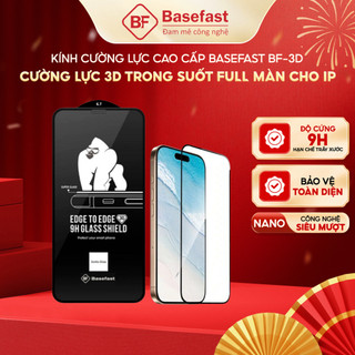 Kính Cường Lực iPhone 3D Basefast Trong Suốt Dán Màn Hình Cho12 13 14 15 16 17promax