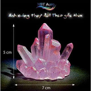 4 Tặng 1 - Tinh Thể Hồng Khổng Tước Ánh Kim – Aurora Peacock Crystal