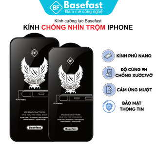 Kính Cường Lực iPhone Chống Nhìn Trộm Basefast Hạn Chế Nhìn Nghiêng cho X-17PRM