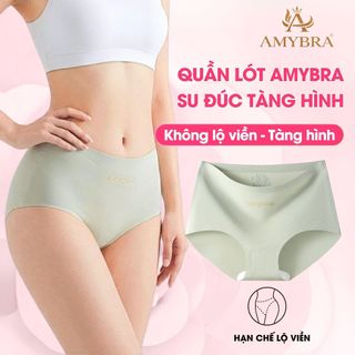 [ BST 2026 ] Quần Lót Nữ Su Lạnh Màu Basic, Quần Chip Nữ Cao Cấp Đáy Có Lót Kháng Khuẩn AMYBRA L057