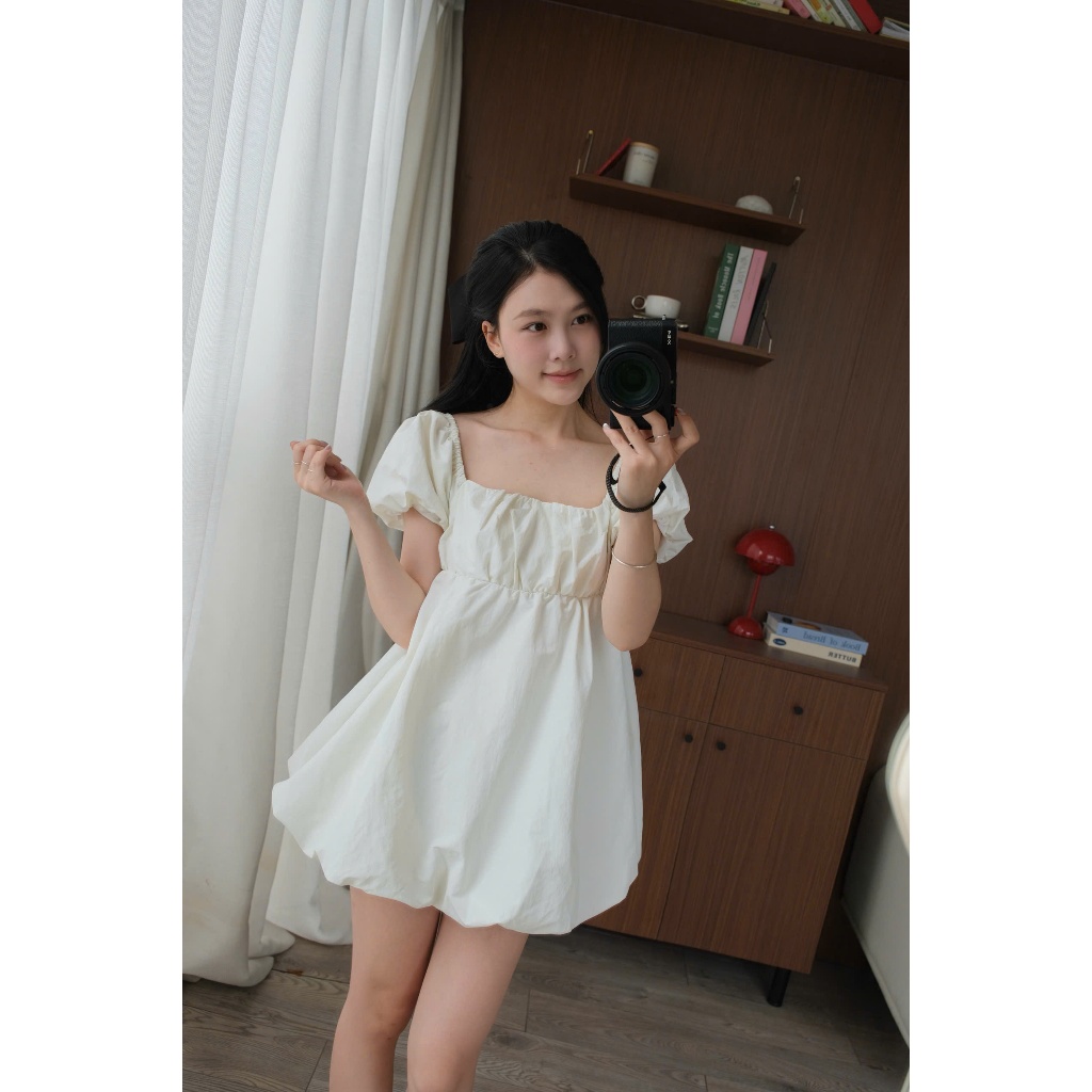 Alice Dress (TSW) Váy babydoll tay bồng dáng phồng Nữ the.sweaterweather