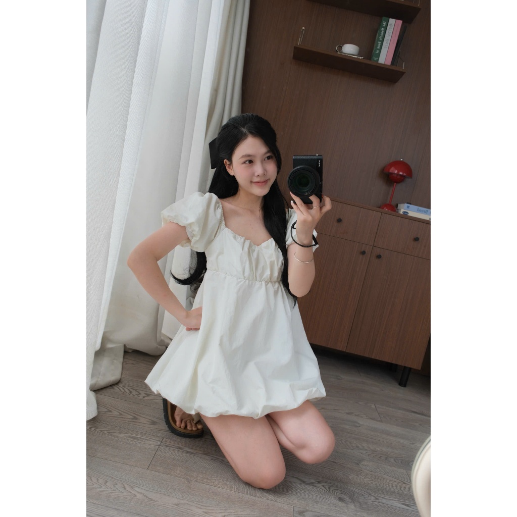 Alice Dress (TSW) Váy babydoll tay bồng dáng phồng Nữ the.sweaterweather