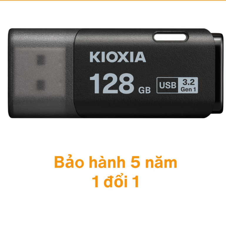 USB 3.2 KIOXIA TransMemory U301 32GB / 64GB / 128GB upto 100MB/s - Bảo hành 5 năm