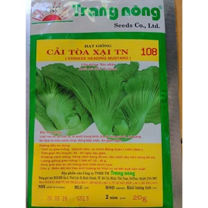 Hạt Giống Cải Tòa Xại 20gr, Rau Ăn Lá Trang Nông TN 108, Hạt Nảy Mầm Nhanh, Mạnh