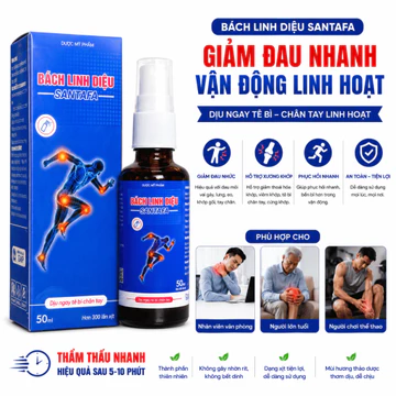 [CHÍNH HÃNG] Xịt Giảm Đau Xương Khớp Bách Linh Diệu –Giảm Đau cơ, đau khớp Chai 50ml