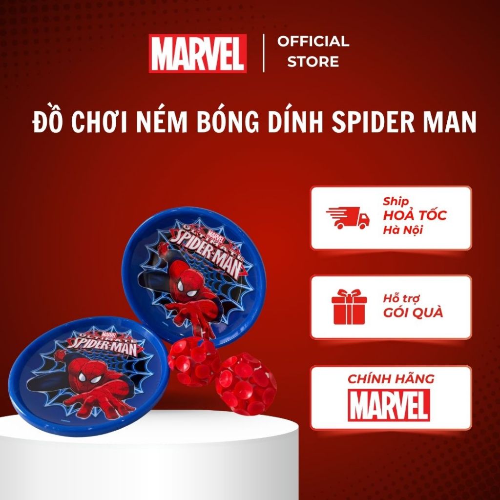Đồ Chơi Ném Bóng Dính Cho Bé Mesuca Marvel Disney Spider Man Trò Chơi Vận Động Phản Xạ 3 Tuổi+